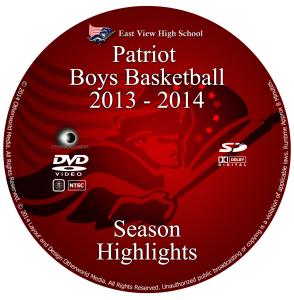 EVHS Boys Basketball 2013-2014 Highlight Reel DVD Cover